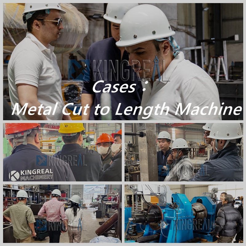 Case ： Metaal gesneden op lengte machine