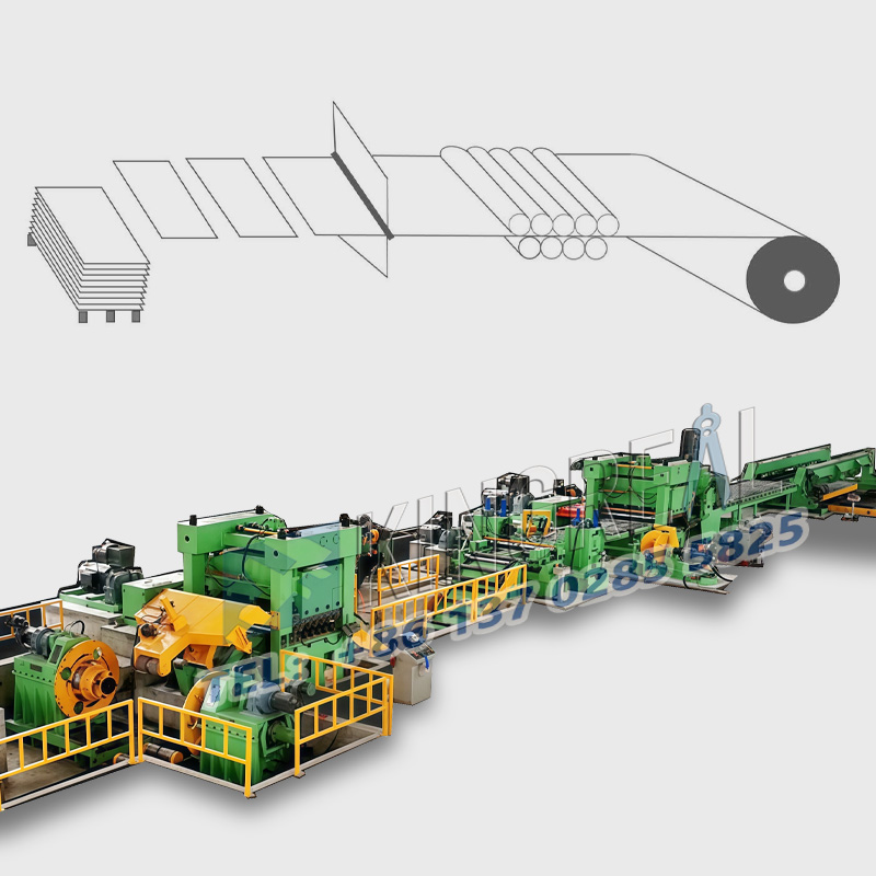 Zware maat op lengte gesneden machine
