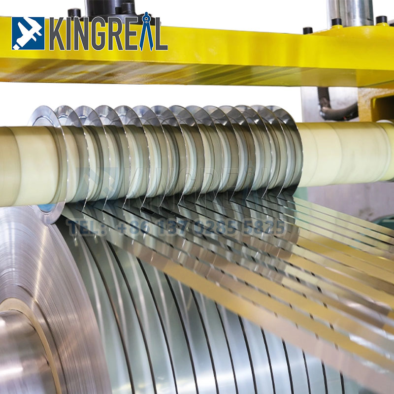 metal coil slitting machine