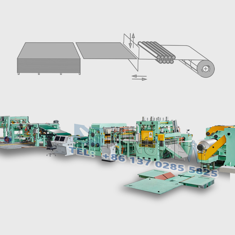 Metaal op lengte gesneden machine