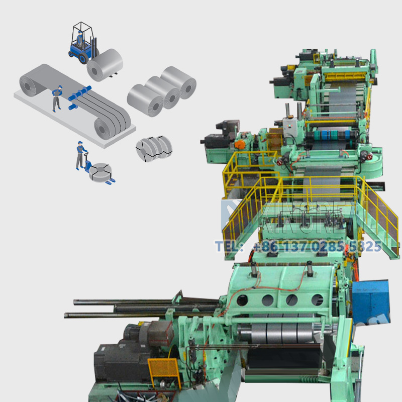Smalle striprol snijmachine
