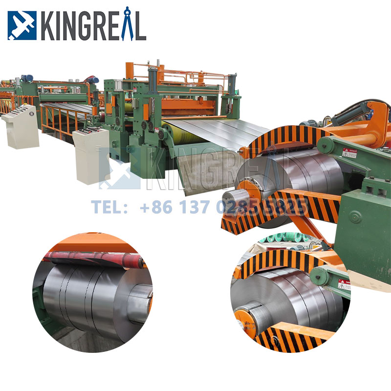 Plaat metalen spiraal Slitting Rewinder Machine