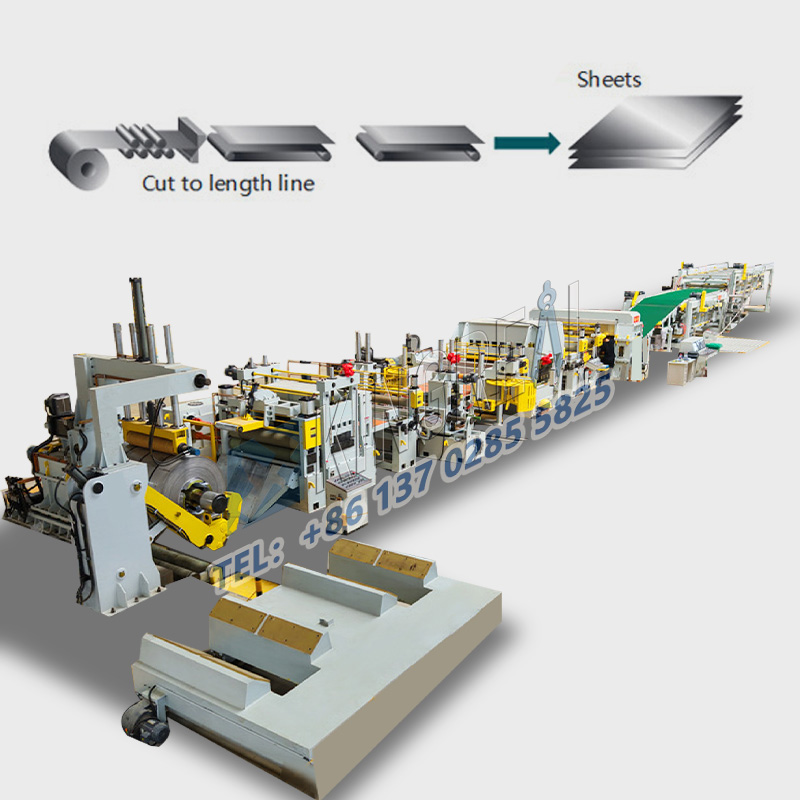 Plaatwerk op lengte gesneden machine