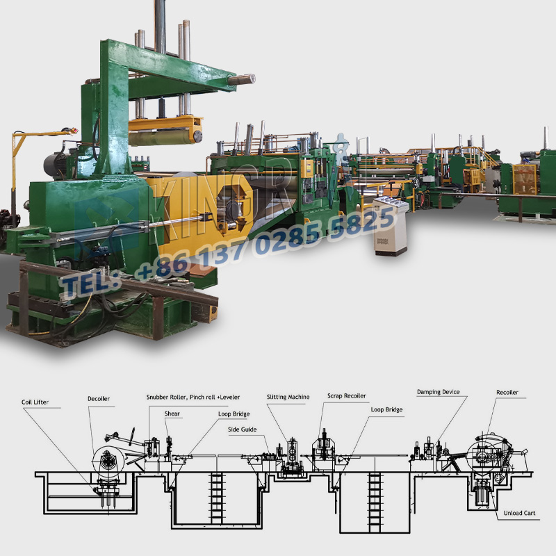 Roestvrijstalen spoel snijmachine